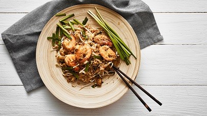 Pad thaï aux crevettes