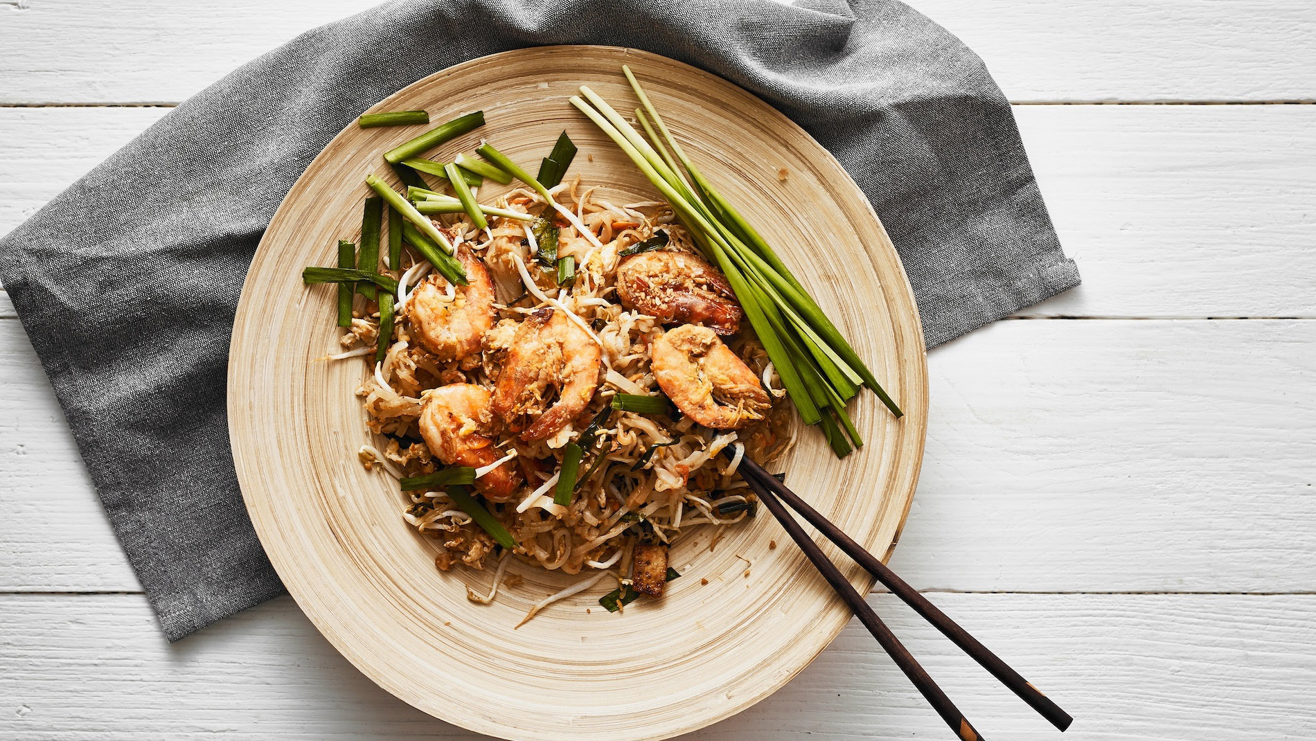 Pad thaï aux crevettes