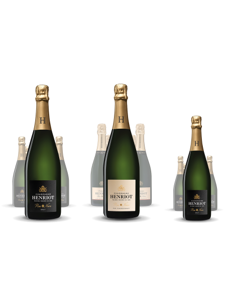 Sélection Cuvées Rose Noire  : 12 bt + 12 demi